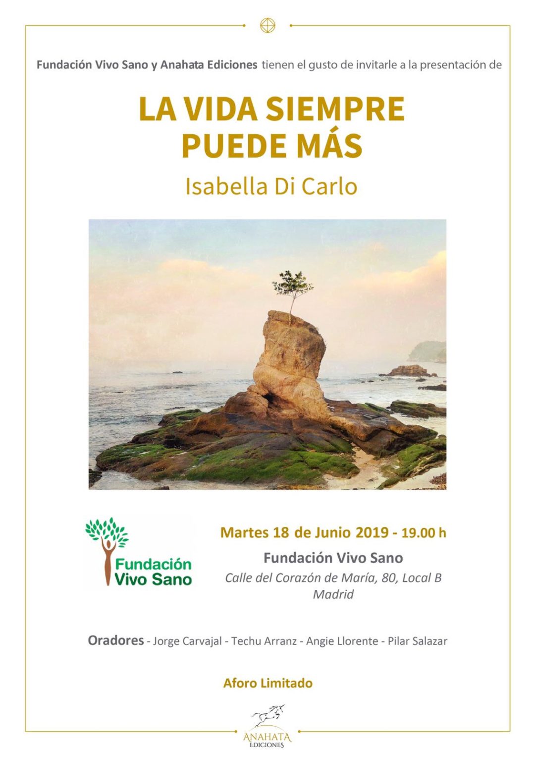 LA VIDA SIEMPRE PUEDE MÁS – Presentación del libro en Madrid